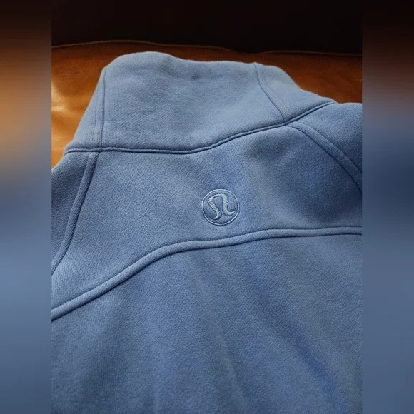Lululemon Scuba Oversized Funnel Neck Aero Blue Half-Zip Pullover XS